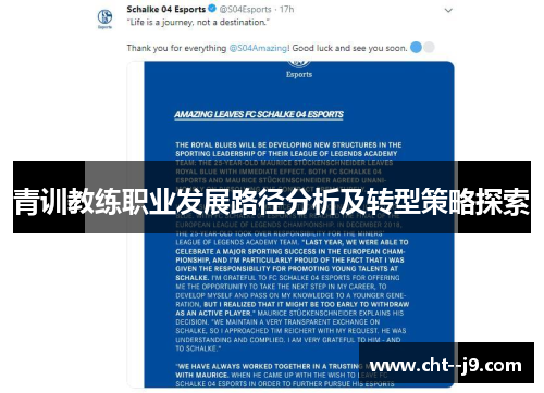 青训教练职业发展路径分析及转型策略探索
